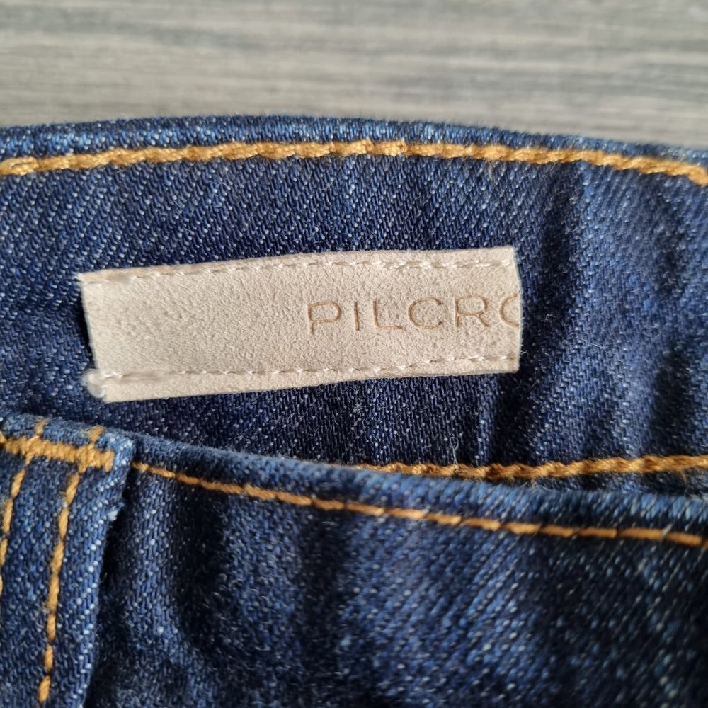 Pilcro The Borrowed Boyfriend Dark Wash Jean Size 29 - Picture 4 of 13